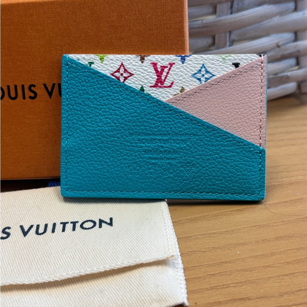 Sold Out! 🔥2025 Louis Vuitton x Tagashi Murakami Criss-Cross Card Holder